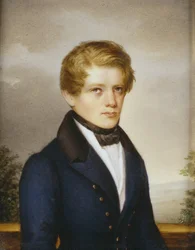 Otto von Bismarck als Student, 1833